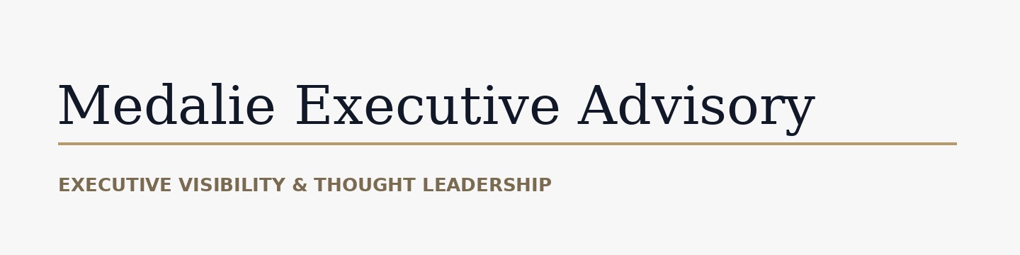 Medalie Executive Advisory